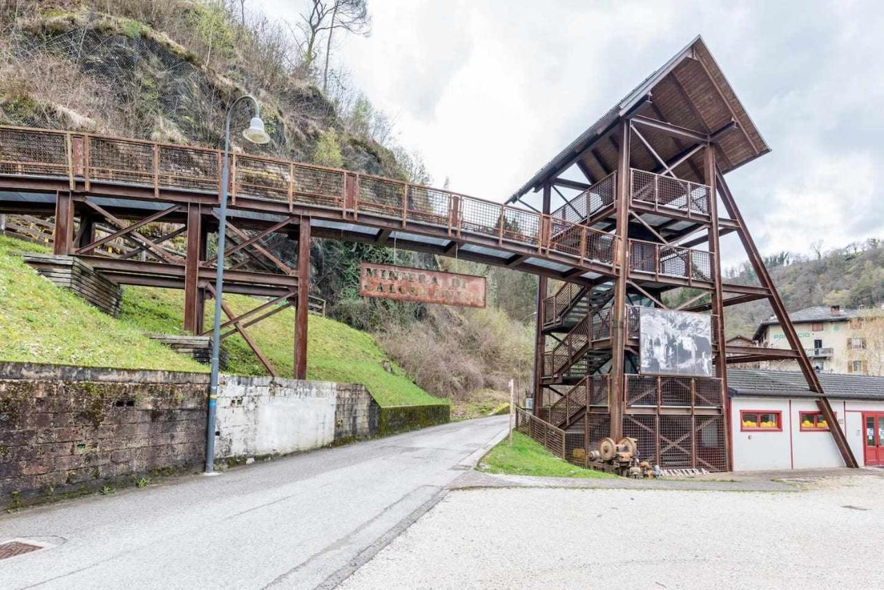 Ferienwohnung Casa Sul Fiume Calceranica Al Lago Ospitar Exterior foto